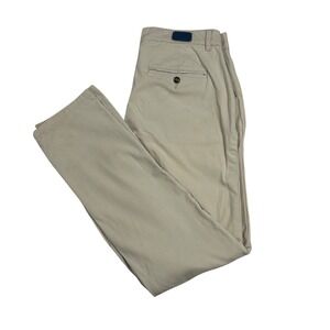Mugsy Jeans Teddys Chinos Mens 34x34 Tan Khaki Stretch Slim Straight Pants
